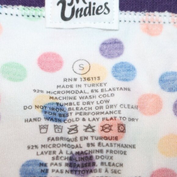 MeUndies Cheeky briefs little polka dots 2023 retired pattern size small - Picture 4 of 5